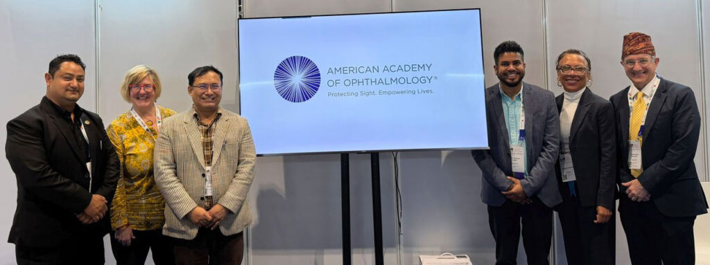Nepal Ophthalmic Society (NOS) meeting with American Academy of Ophthalmology (AAO)